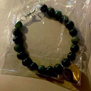 Jade and Gold bracelet for a little girls